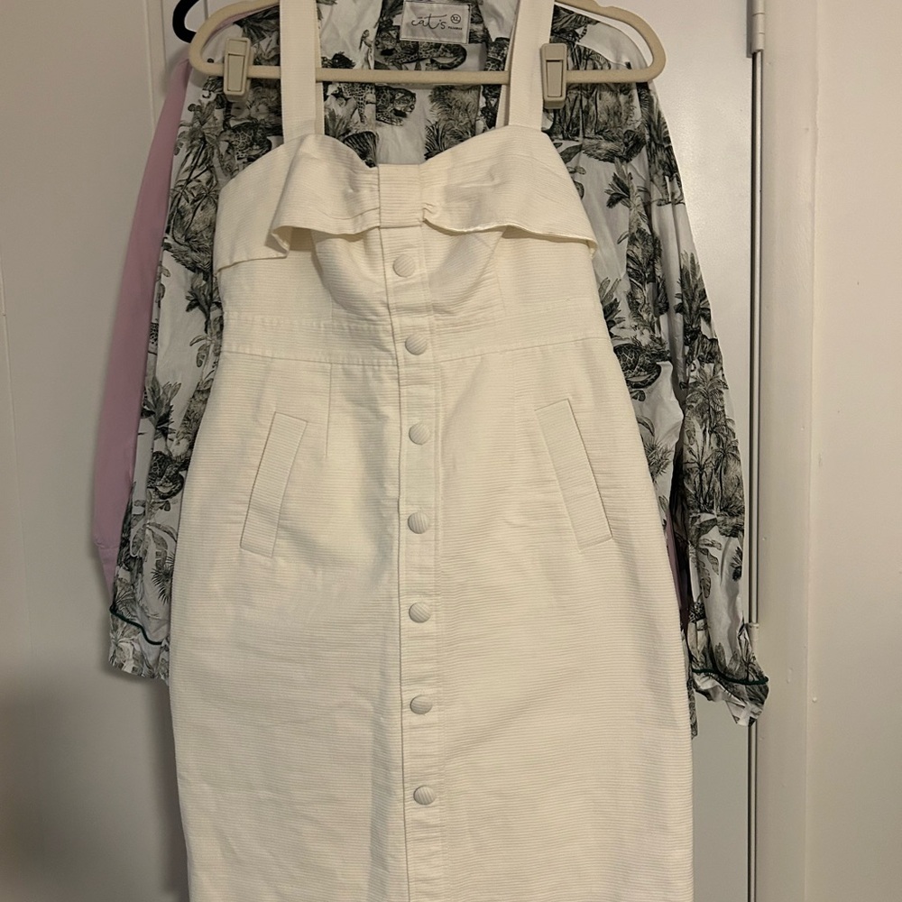 Elegant Kate Spade bow White Dress
